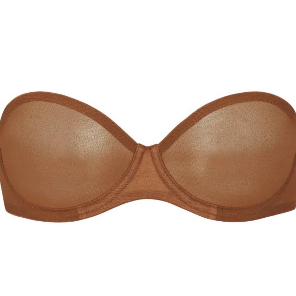 Skims ultrafine mesh strapless bra